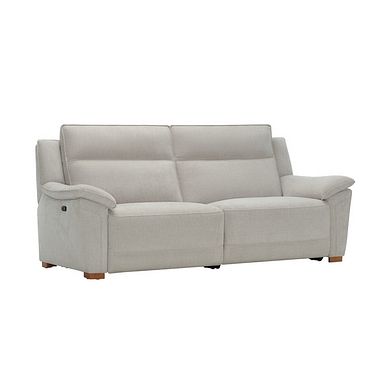 Dune 3 Seater Electric Recliner Sofa in Amigo Dove Fabric