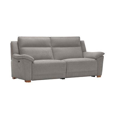 Dune 3 Seater Electric Recliner Sofa in Amigo Granite Fabric