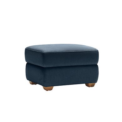 Dune Storage Footstool in Amigo Navy Fabric