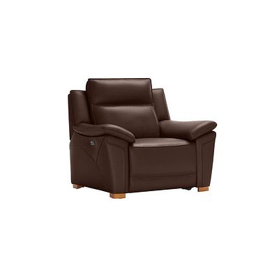 Dune Electric Recliner Armchair in Coffee Bean Leather