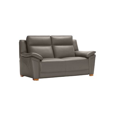 Dune 2 Seater Sofa in Elephant Grey Leather