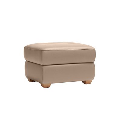 Dune Storage Footstool in Pink Leather