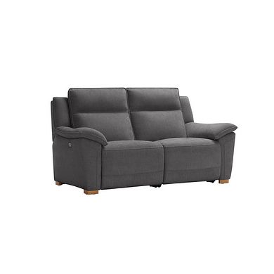 Dune 2 Seater Electric Recliner Sofa in Sense Dark Grey Fabric