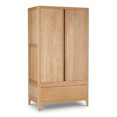 Durham Natural Oak Double Wardrobe