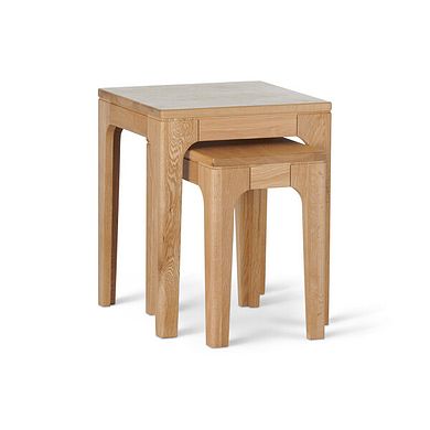 Durham Natural Oak Nest of Tables