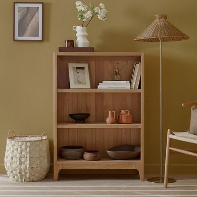 Durham Natural Oak Small Bookcase