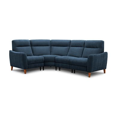 Dylan Right Hand Corner Sofa in Amigo Navy Fabric