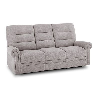 Eastbourne 3 Seater Sofa in Andaz Silver Fabric