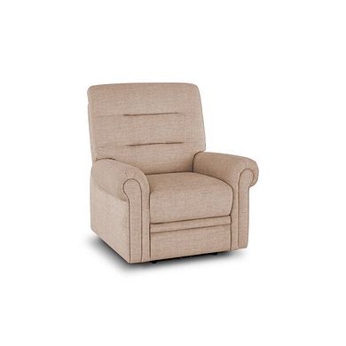 Eastbourne Armchair in Plush Beige Fabric
