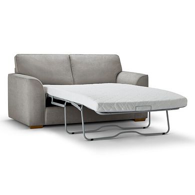 Eastley 2 Seater Sofa Bed in Limoge Fog Fabric with Silver Scatters