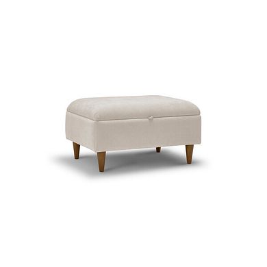 Eastley Storage Footstool in Limoge Beige Fabric
