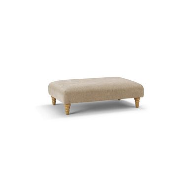 Eloise Footstool in Marlan Caramel Fabric