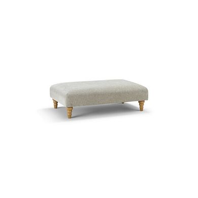 Eloise Footstool in Marlan Natural Fabric