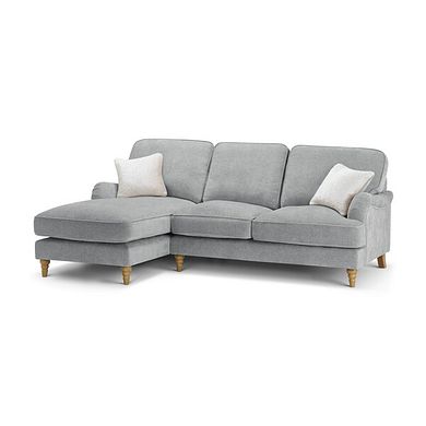 Eloise Left Hand Chaise Sofa in Marlan Casper Fabric