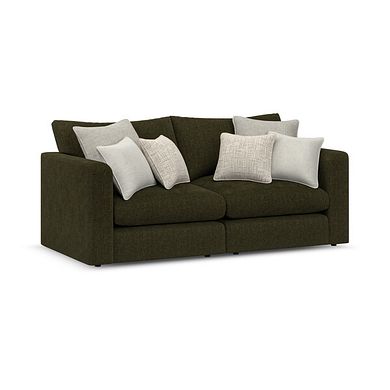 Elston 2 Seater Modular Sofa in Penny Forest Fabric - Group 8