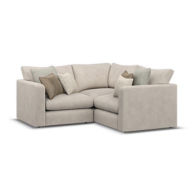 Elston 3 Seat Modular Corner Sofa in Penny Dove Fabric - Group 1