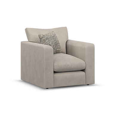 Elston Armchair in Penny Mid Grey Fabric