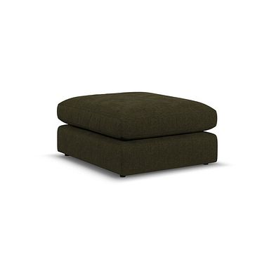 Elston Footstool in Penny Forest Fabric