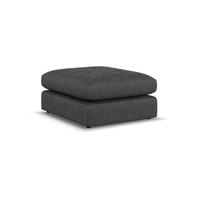 Elston Footstool in Penny Whisp Fabric