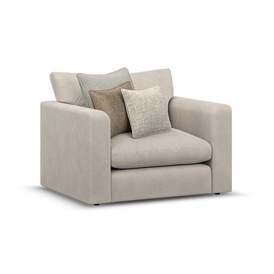 Elston Loveseat in Penny Dove Fabric