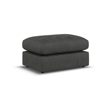 Elston Small Fender Footstool in Penny Whisp Fabric