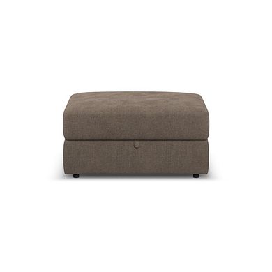 Elston Storage Footstool in Penny Burrow Fabric