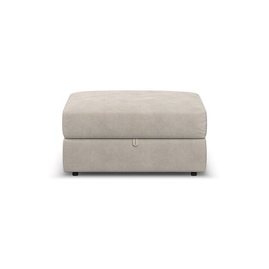 Elston Storage Footstool in Penny Dove Fabric