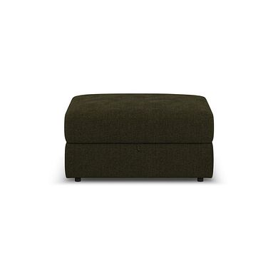 Elston Storage Footstool in Penny Forest Fabric