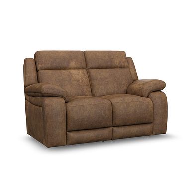 Emerson 2 Seater Sofa in Ranch Brown Fabric