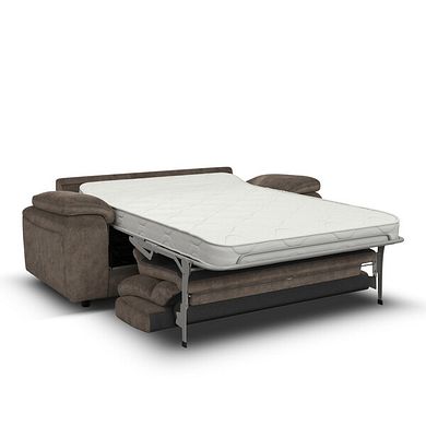 Emerson 3 Seater Sofa Bed in Dapple Chocolate Fabric