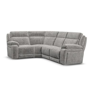 Emerson Right Hand Corner Sofa in Luxe Grey Fabric