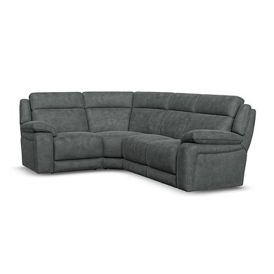 Emerson Right Hand Corner Sofa in Miller Grey Fabric