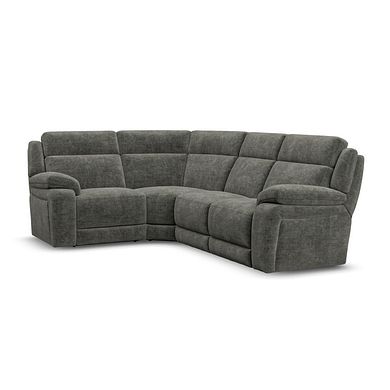 Emerson Right Hand Corner Sofa in Plush Charcoal Fabric