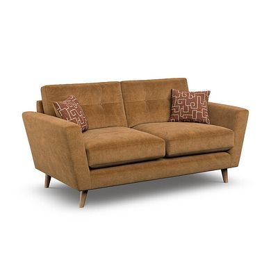 Emery 2 Seater Sofa in Freya Ochre Fabric