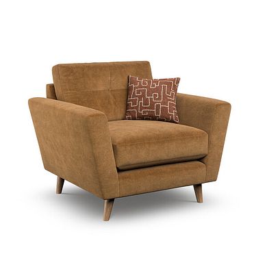 Emery Armchair in Freya Ochre Fabric