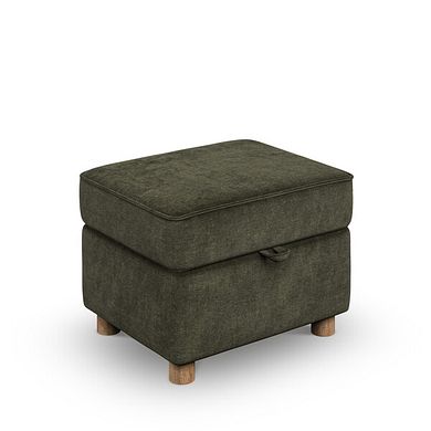 Emery Storage Footstool in Freya Palmer Fabric