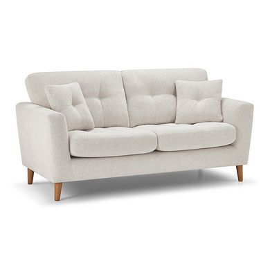 Eton 3 Seater Sofa in Cherub Cream Fabric