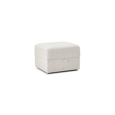 Eton Storage Footstool in Cherub Cream Fabric