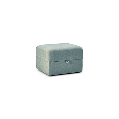 Eton Storage Footstool in Cherub Duck Egg Fabric