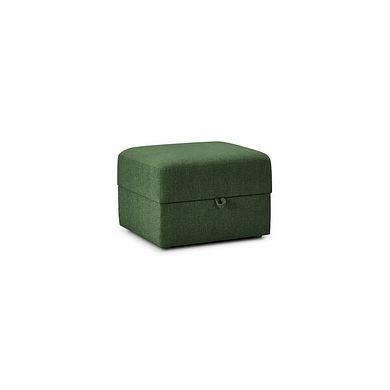 Eton Storage Footstool in Cherub Olive Fabric