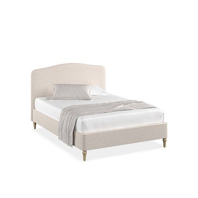 Evesham Double Bed in Carina Parchment Fabric