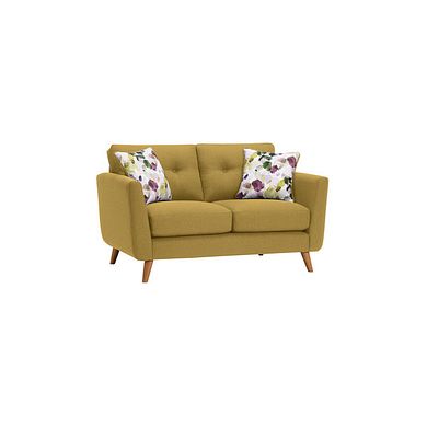 Evie 2 Seater Sofa in Lime Fabric