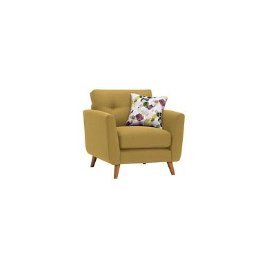 Evie Armchair in Lime Fabric
