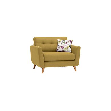 Evie Loveseat in Lime Fabric