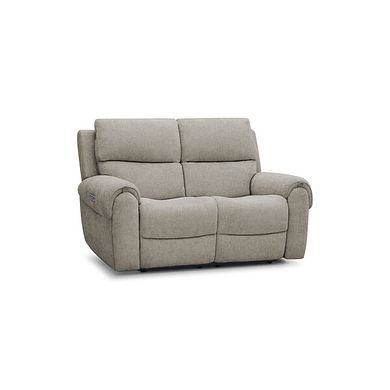 Ezra 2 Seater Electric Recliner in Hopsack Linen Fabric