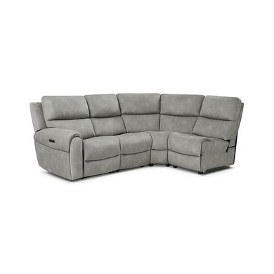 Ezra Group 4 Electric Recliner in Dexter Stone Fabric