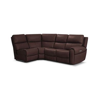 Ezra Group 5 Electric Recliner in Chestnut Leather