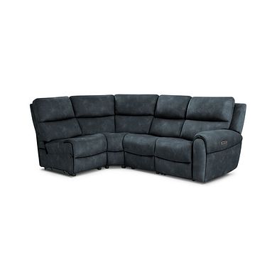 Ezra Group 5 Electric Recliner with Power Headrest & Lumbar Support in Dexter Shadow Fabric