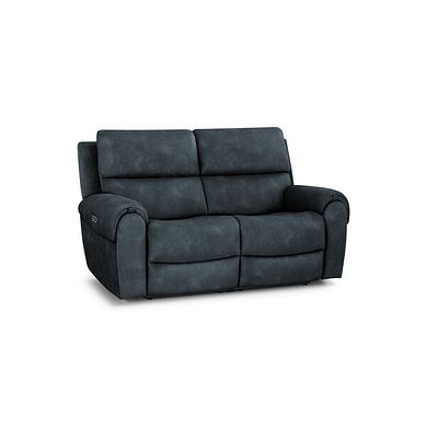 Ezra Group 8 Electric Recliner with Power Headrest & Lumbar Support in Dexter Shadow Fabric