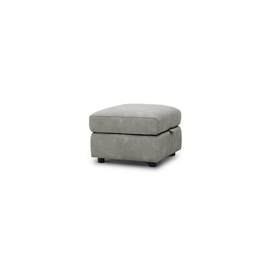 Ezra Storage Footstool in Dexter Stone Fabric